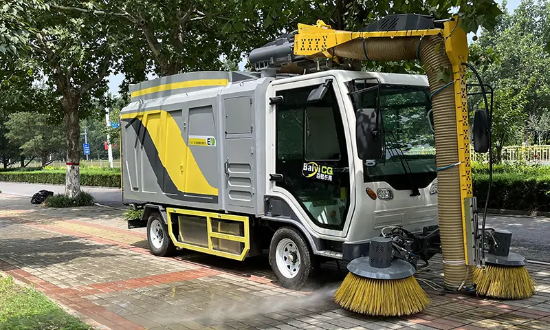 純電動(dòng)掃地車，城市人行道清潔新寵！