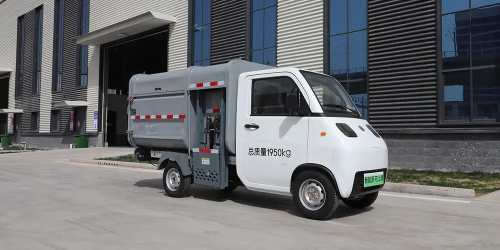 新能源側(cè)裝垃圾車，垃圾運(yùn)輸車，垃圾車，側(cè)裝式垃圾車